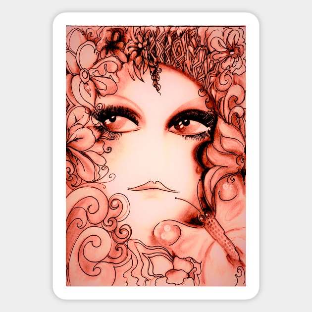 wood nymph ,,,,House of Harlequin Sticker by jacquline8689